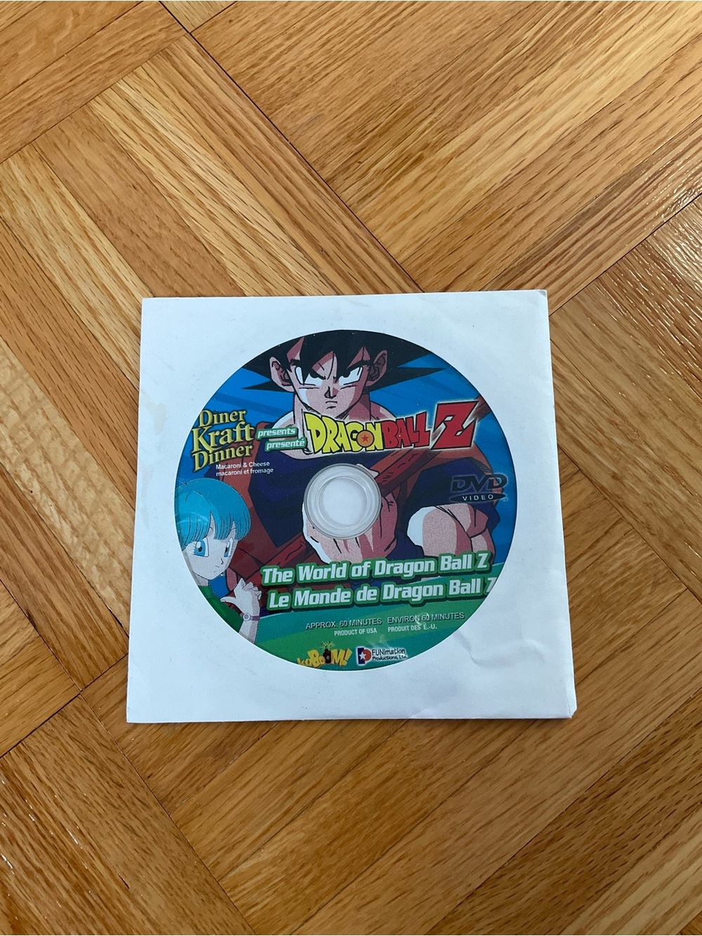 Dragonball Z/Kraft Dinner Promotional DVD (French-Canadian
Dub)